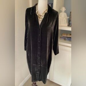 Poetry Luxurious Velvet shirt Dress Garment sz 12